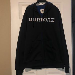 Burton XL Mens Navy Blue Snowboarding Hoodie